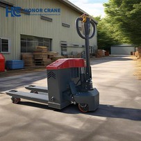 Полуэлектрическая тележка с поддонами